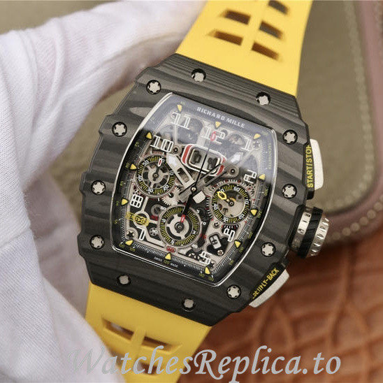 Richard Mille Replica RM11-03 Rubber strap 50MM - WatchesReplica.is