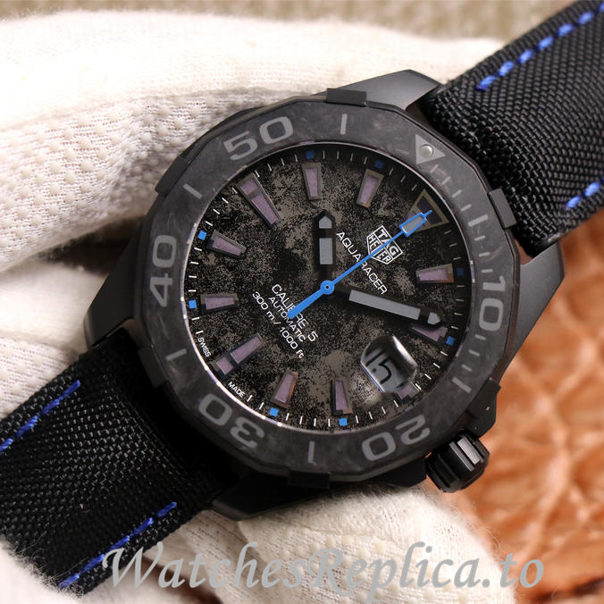 Tag Heuer Replica Aquaracer Canvas strap 41MM - WatchesReplica.is
