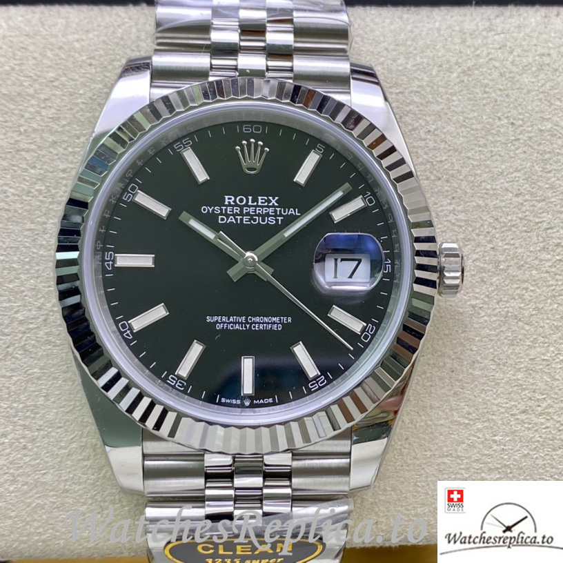Swiss Rolex Datejust 126334 Replica Stainless steel strap 41MM - WatchesReplica.is