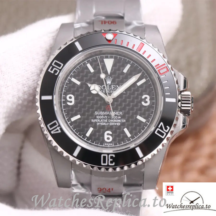 Swiss Rolex Submariner Replica 114060 Stainless steel strap 40MM - WatchesReplica.is