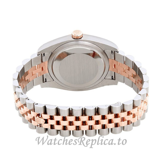 Replica Rolex Datejust 116201-12 36MM Stainless steel strap Mens Watch - WatchesReplica.is