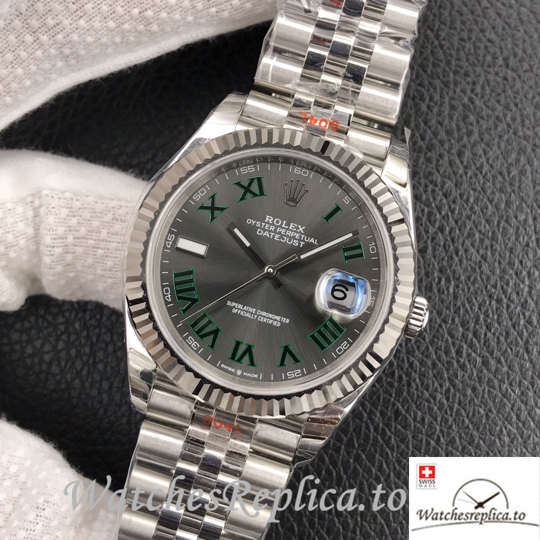 Swiss Rolex Datejust 126334 Replica Stainless steel strap 41MM - WatchesReplica.is