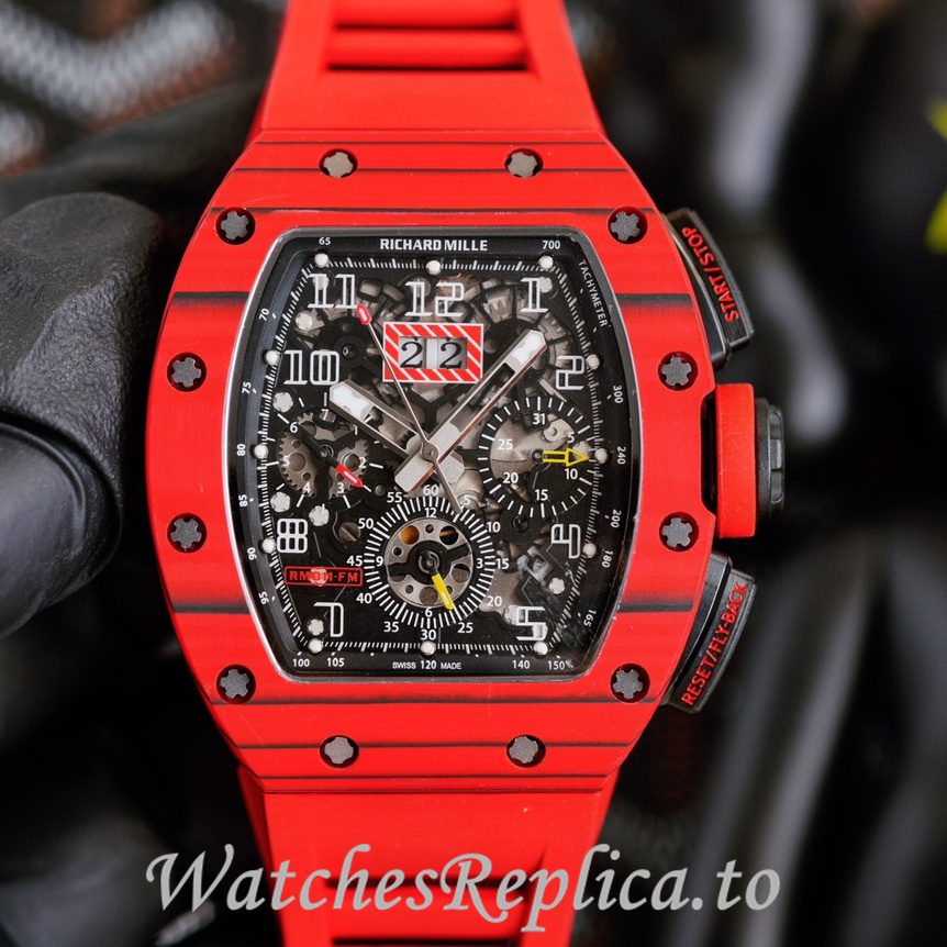Richard Mille Replica RM11-03 Rubber strap 50MM - WatchesReplica.is