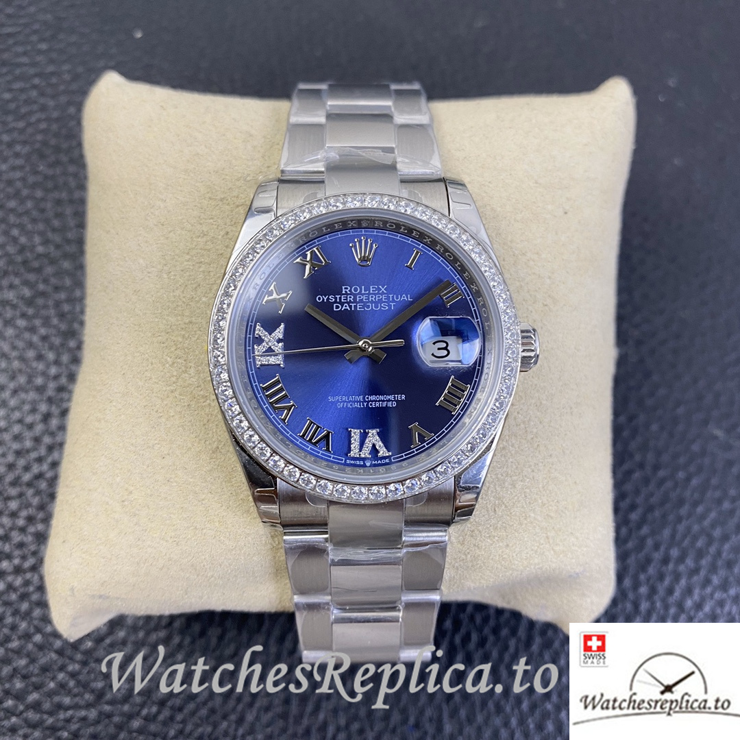 Swiss Rolex Datejust Replica 126233 Stainless steel strap 36MM - WatchesReplica.is
