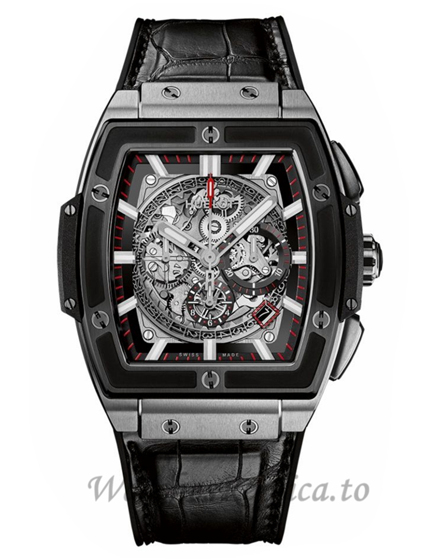 Hublot Replica Spirit of Big Bang Titanium 45MM Watch 601.NM.0173.LR - WatchesReplica.is