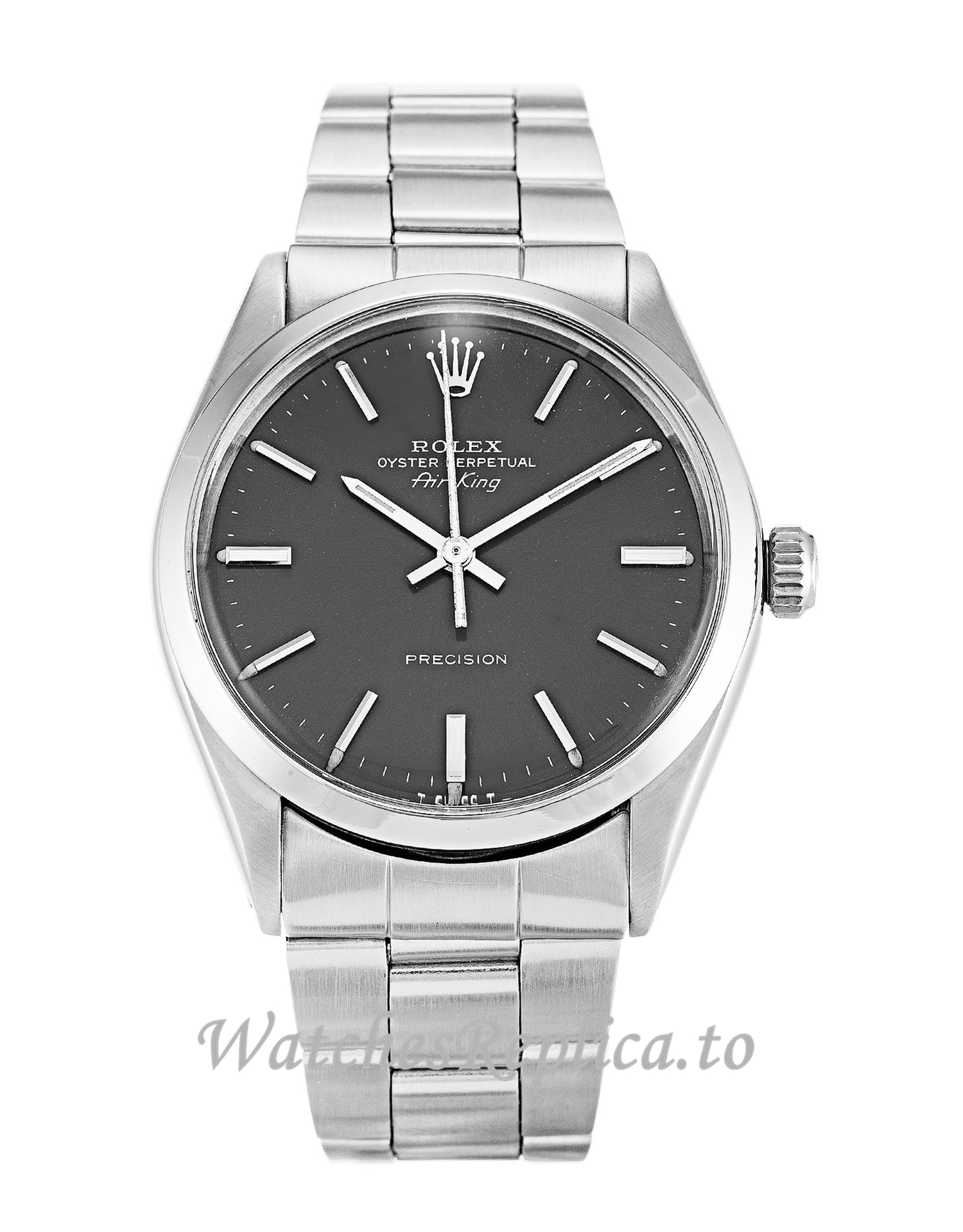 Rolex Air-King Grey Dial 5500-34 MM - WatchesReplica.is