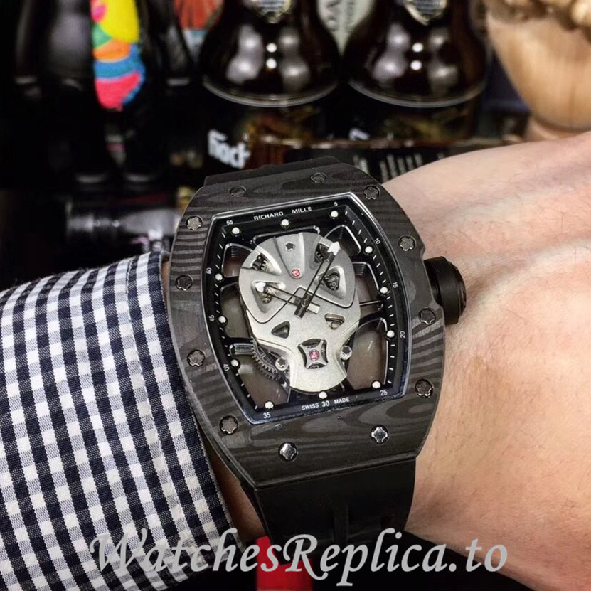 Richard Mille Replica RM52-06 Rubber strap 50MM - WatchesReplica.is