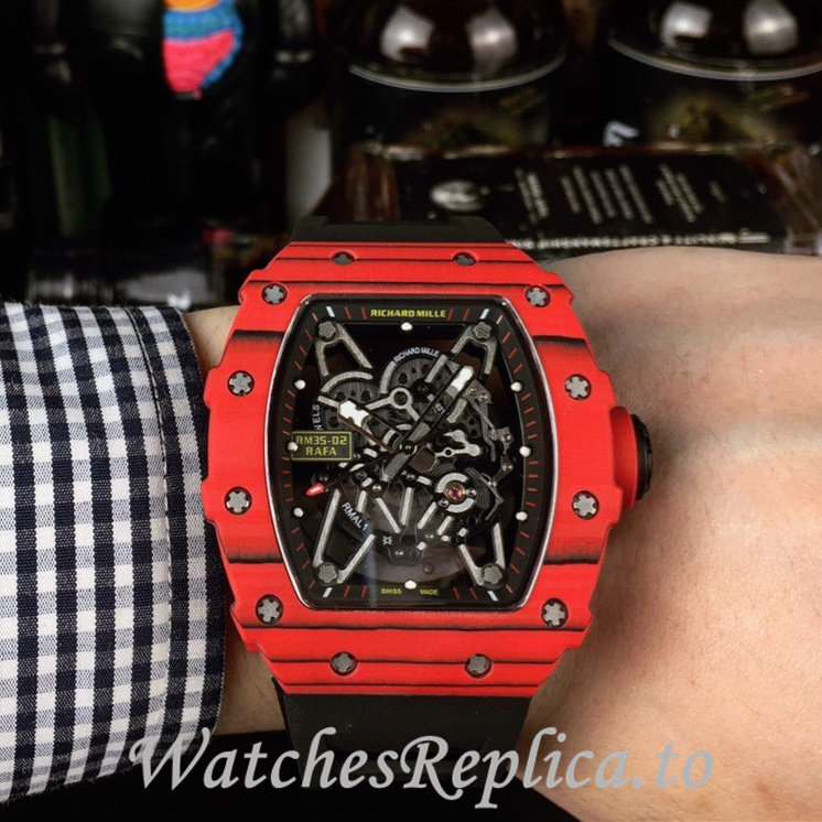 Richard Mille Replica RM35-02 Rubber strap 50MM - WatchesReplica.is