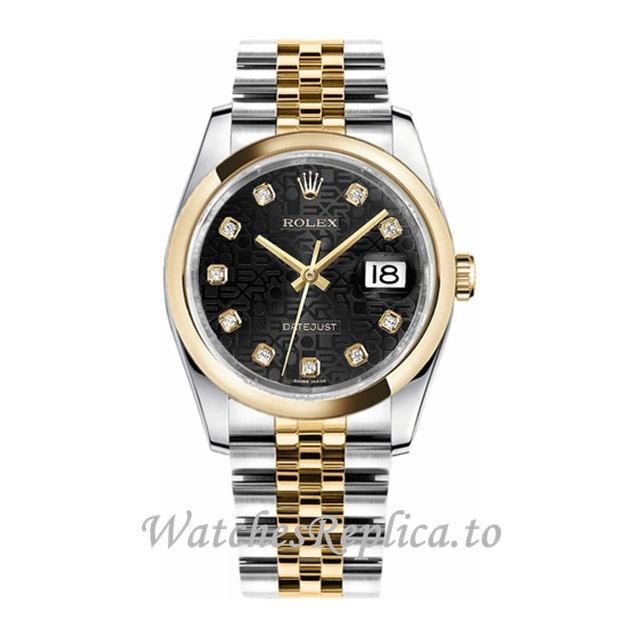 Replica Rolex Datejust 116203-29 36MM Stainless steel strap Mens Watch - WatchesReplica.is