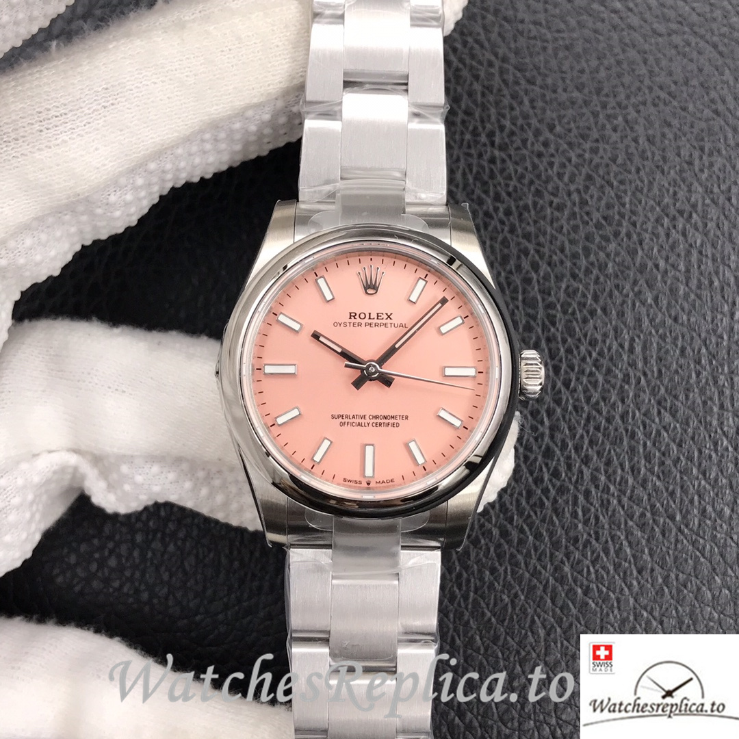 Swiss Rolex Oyster Perpetual Replica 277200 Stainless steel strap 31MM - WatchesReplica.is