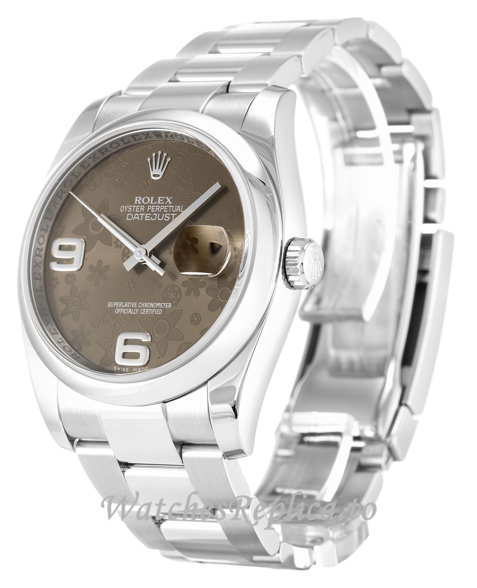 Rolex Datejust Floral Dial 116200 36MM - WatchesReplica.is