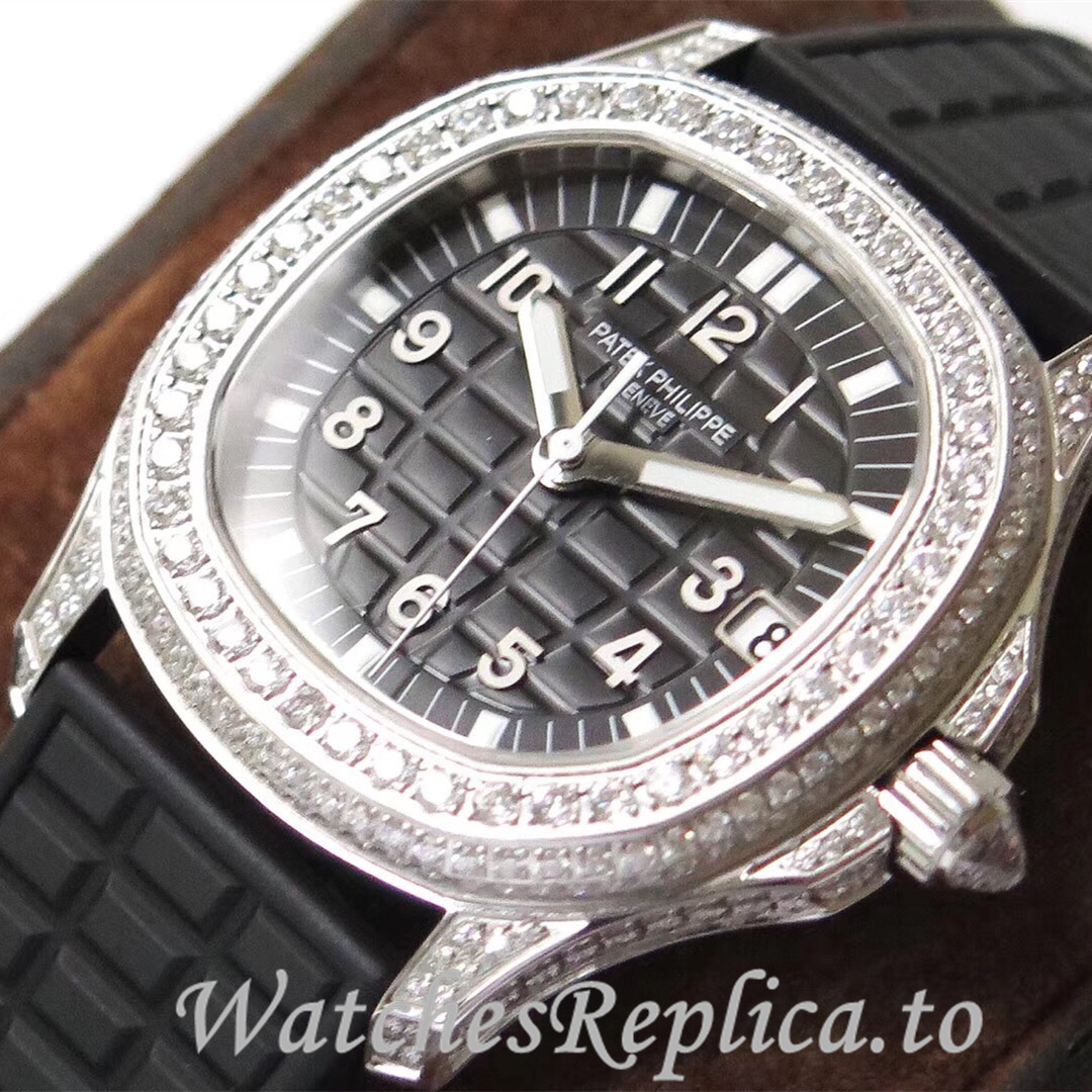 Patek Philippe Replica Aquanaut Rubber strap 35.6MM - WatchesReplica.is