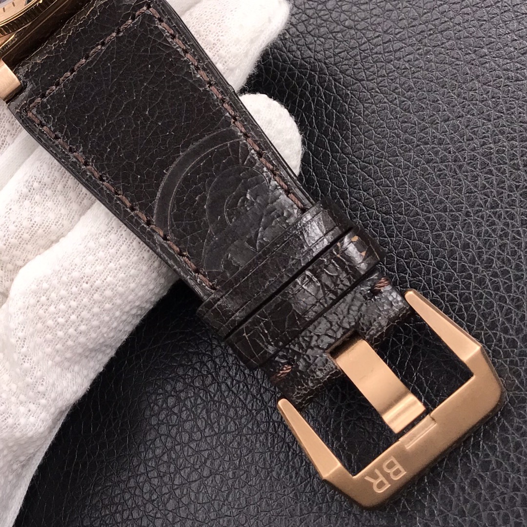 Bell Ross Replica BR 03 BR0392-CAMO-CE/SRB Leather strap 42MM - WatchesReplica.is