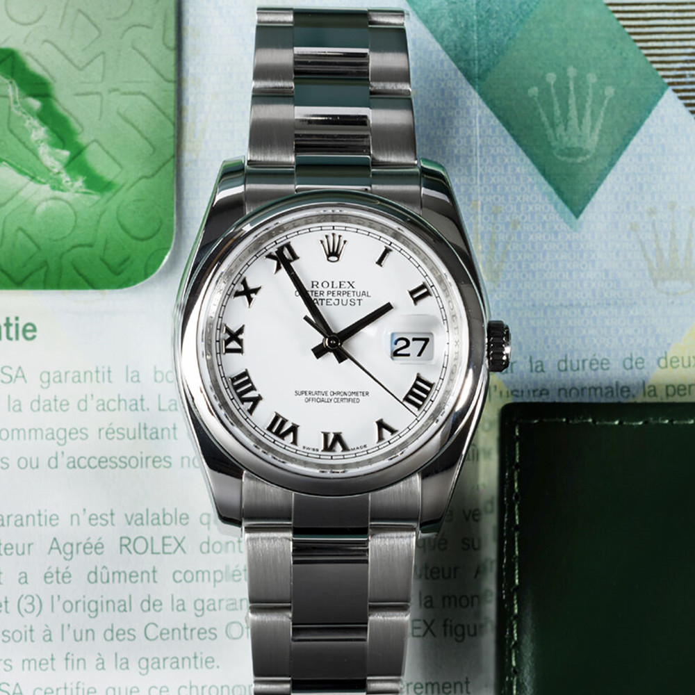 Rolex Datejust Silver Dial 116200 - WatchesReplica.is