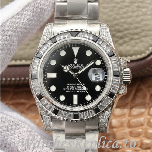 Swiss Rolex Submariner Replica 116610 Stainless steel strap 40MM - WatchesReplica.is