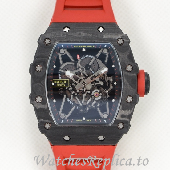 Richard Mille Replica RM35-01 Rubber strap 50MM - WatchesReplica.is