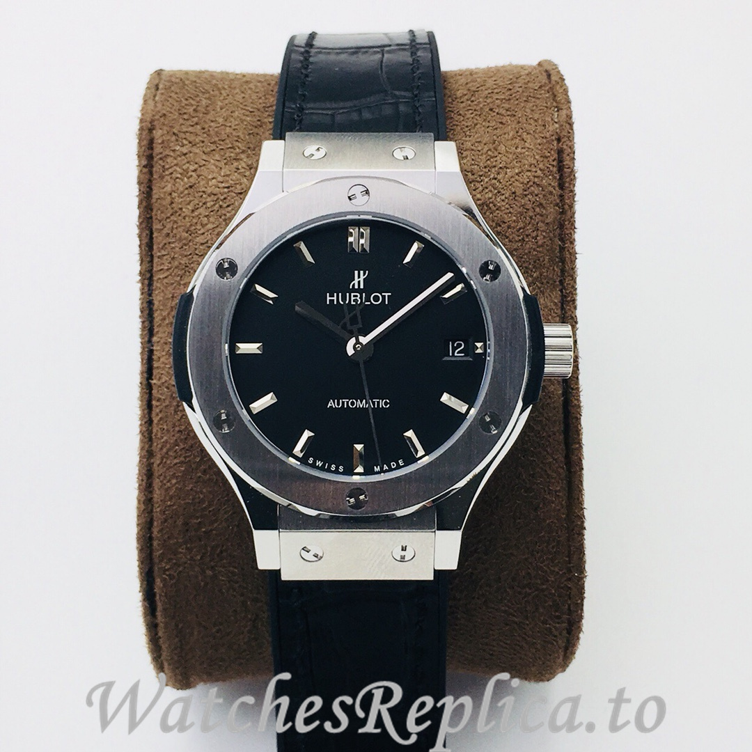 Hublot Replica Classic-Fusion-Series Leather strap 38MM - WatchesReplica.is