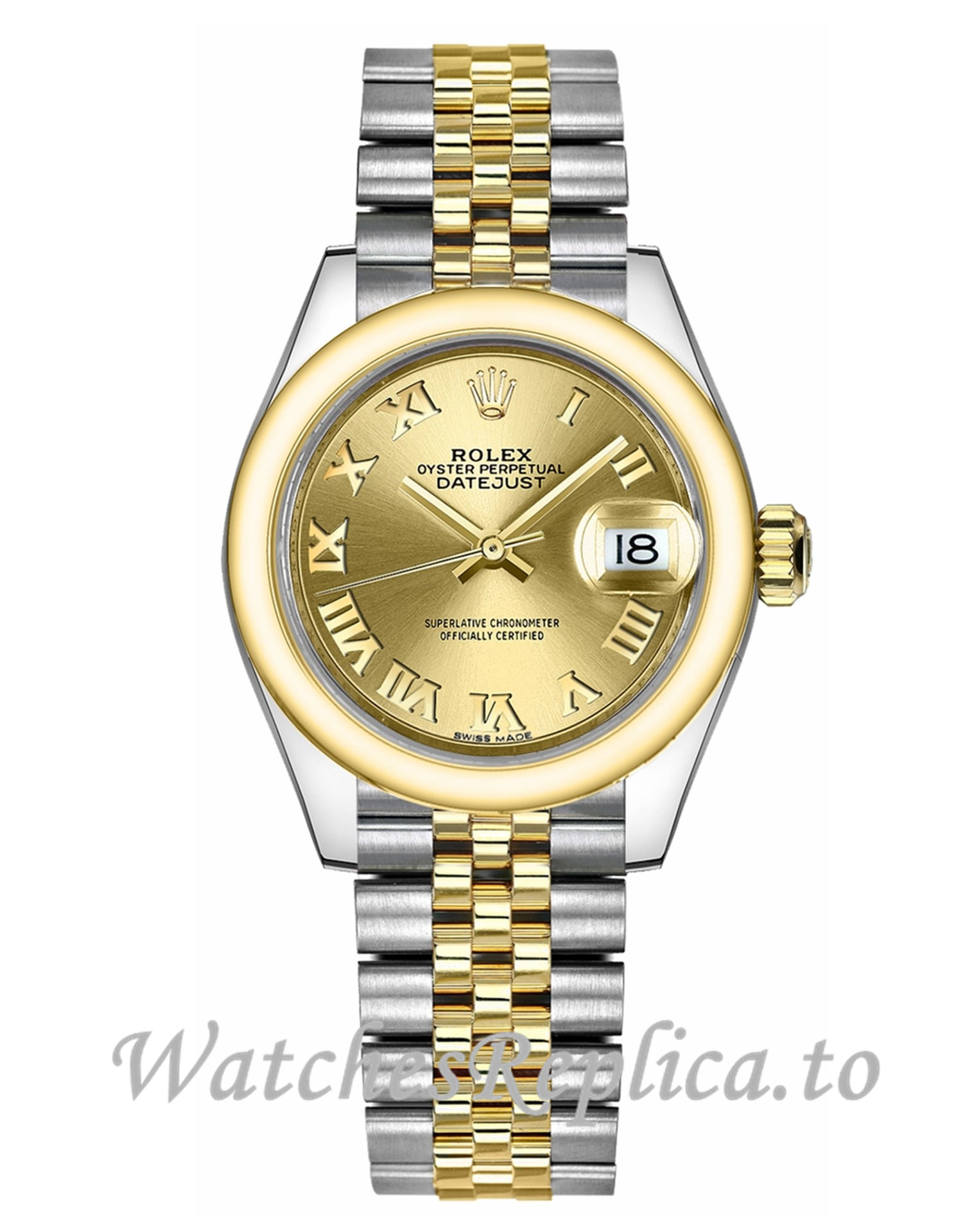 Replica Rolex Lady-Datejust 279163-0009 28MM - WatchesReplica.is