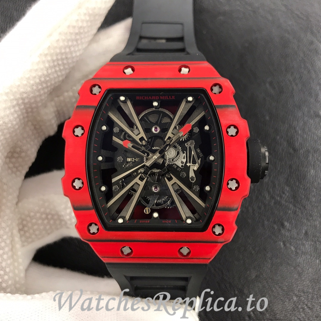 Richard Mille Replica RM12-01 Rubber strap 50MM - WatchesReplica.is