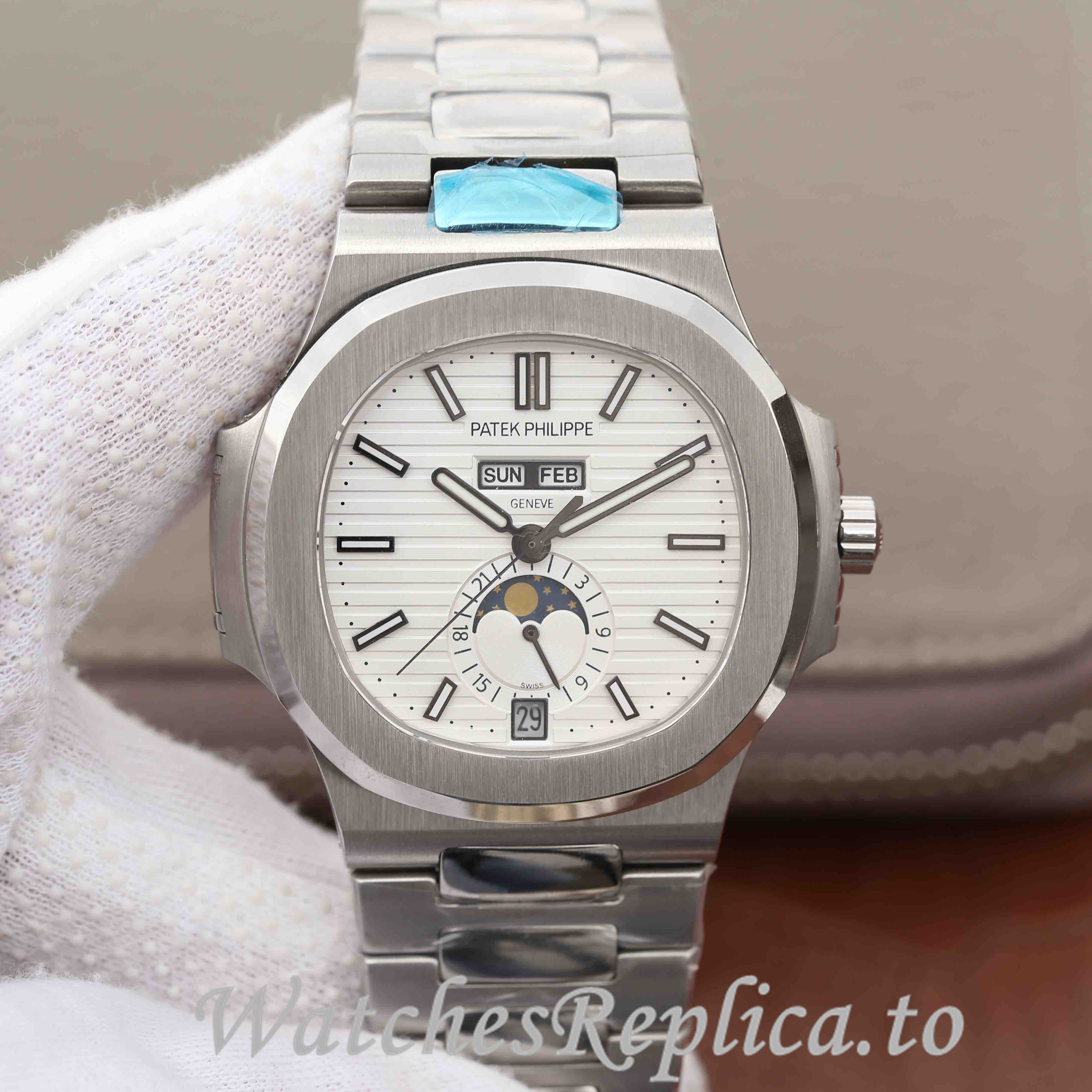 Patek Philippe Replica Nautilus 5726 Stainless steel strap 40.5MM - WatchesReplica.is