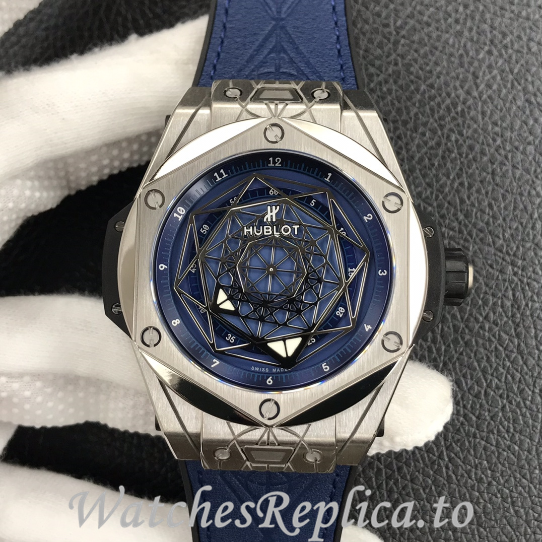 Hublot Replica Big Bang Series Tattoo Rubber strap 45MM - WatchesReplica.is