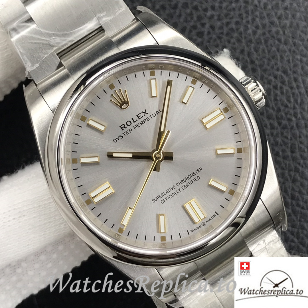 Swiss Rolex Oyster Perpetual Replica 126000 Stainless steel strap 36MM - WatchesReplica.is