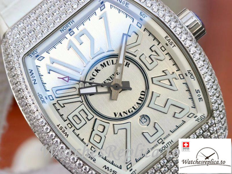 Swiss Franck Muller Vanguard Replica V45.SC.DT.D.NBR.CD.5N.NR 002 Number Markers 45MM×14MM - WatchesReplica.is