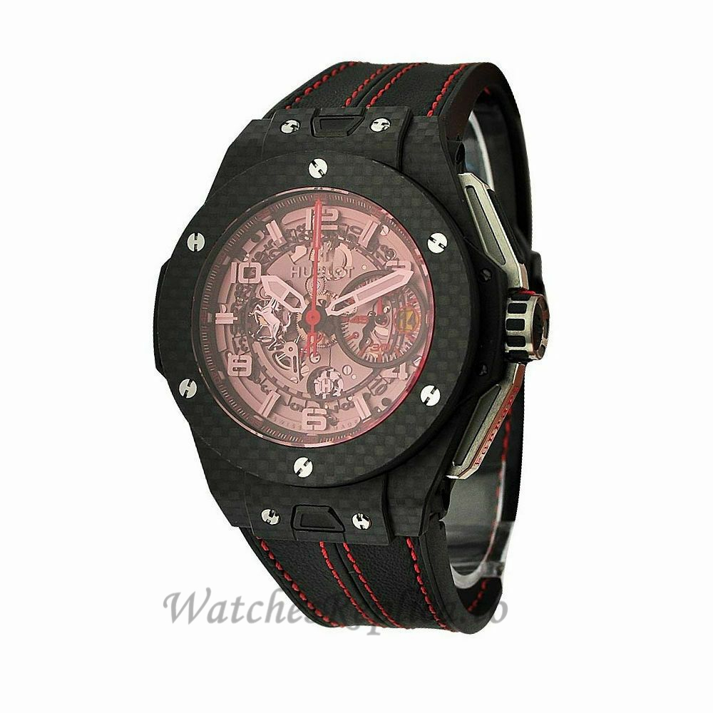 Hublot Replica Big Bang Unico Ferrari Carbon Chronograph 45MM Watch 401.QX.0123.VR - WatchesReplica.is