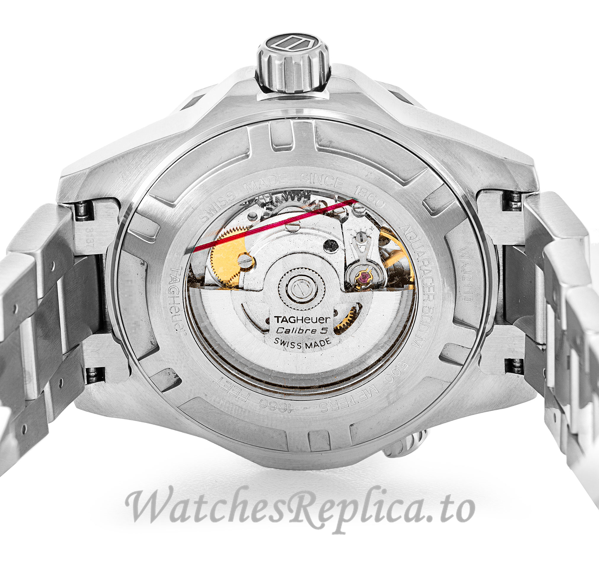 Tag Heuer Aquaracer Black Dial WAJ2110.BA0870 43 MM - WatchesReplica.is