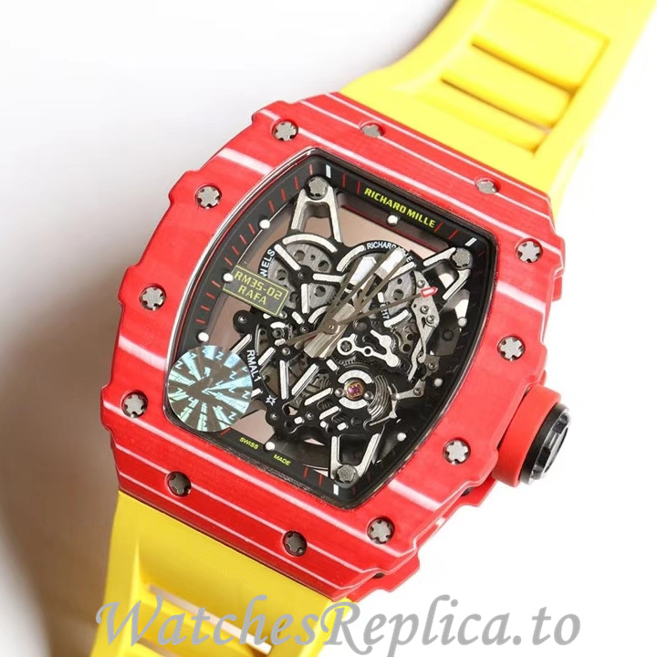 Richard Mille Replica RM35-02 Rubber strap 50MM - WatchesReplica.is
