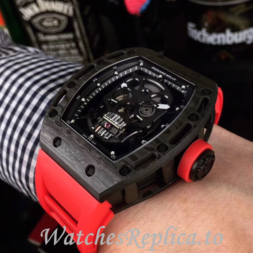 Richard Mille Replica RM052 Rubber strap 50MM - WatchesReplica.is