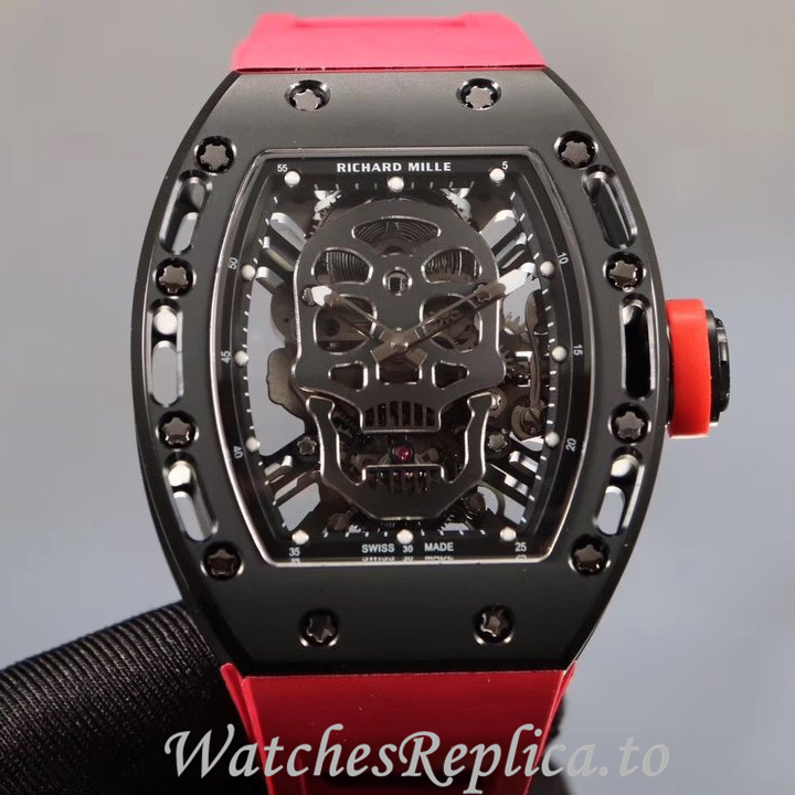 Richard Mille Replica RM052 Rubber strap 50MM - WatchesReplica.is