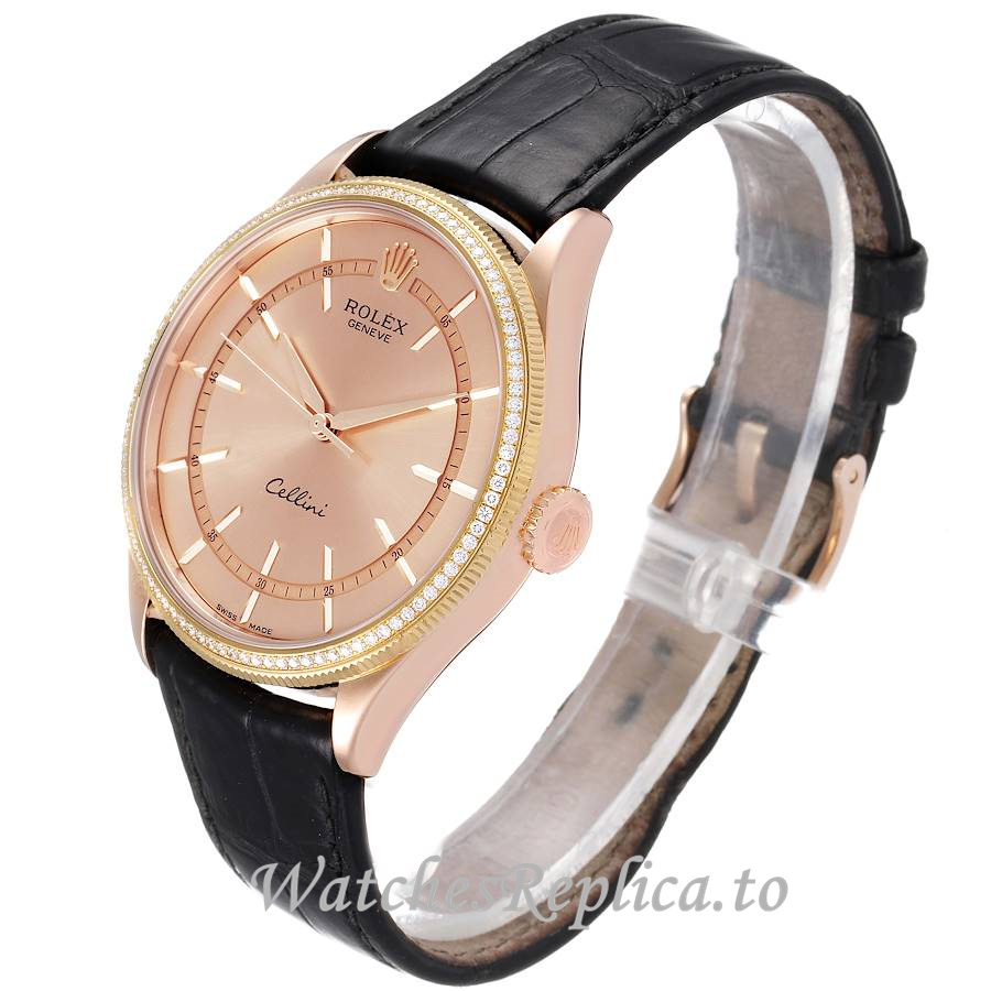 Replica Rolex Cellini 50705RBR 39MM - WatchesReplica.is