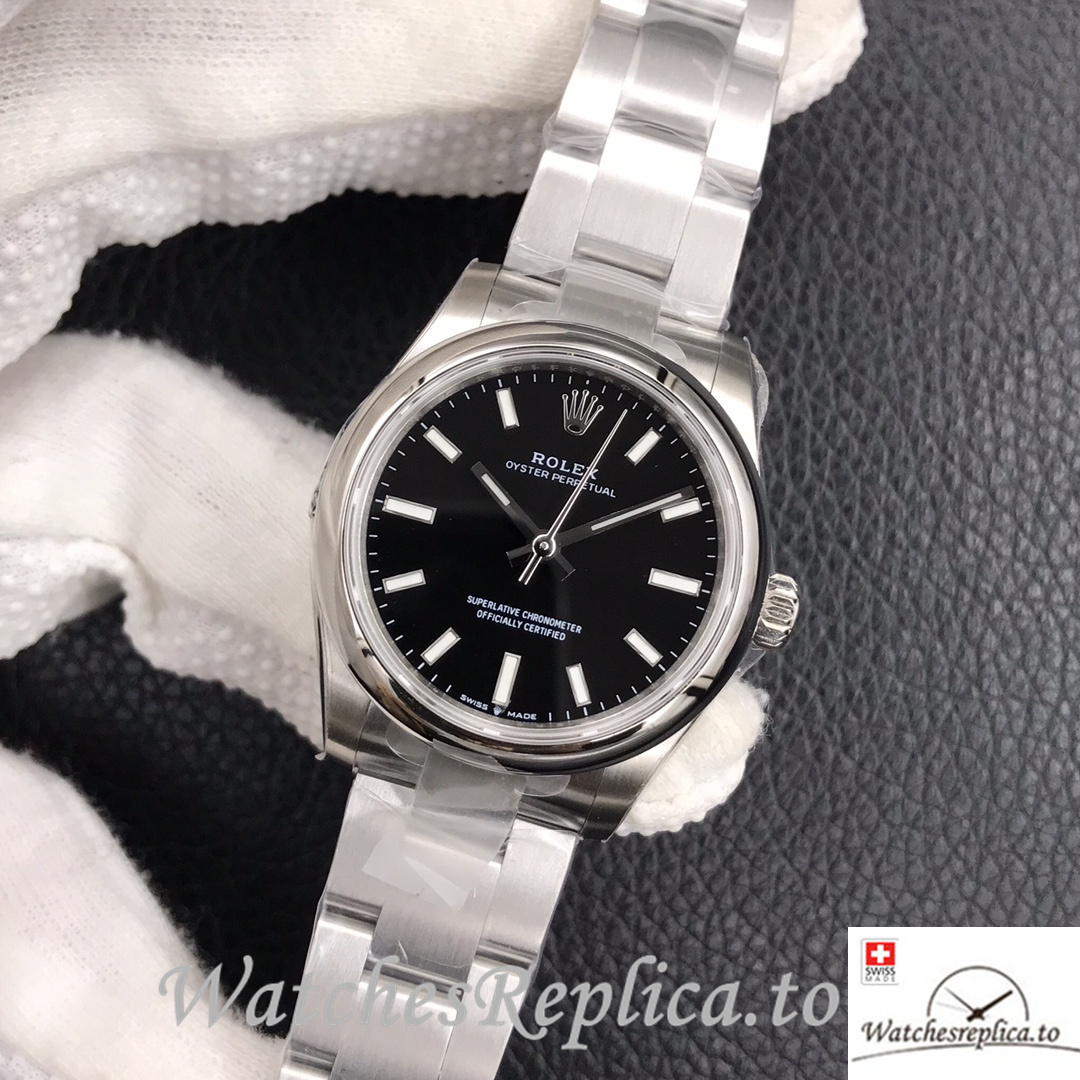 Swiss Rolex Oyster Perpetual Replica 277200 Stainless steel strap 31MM - WatchesReplica.is