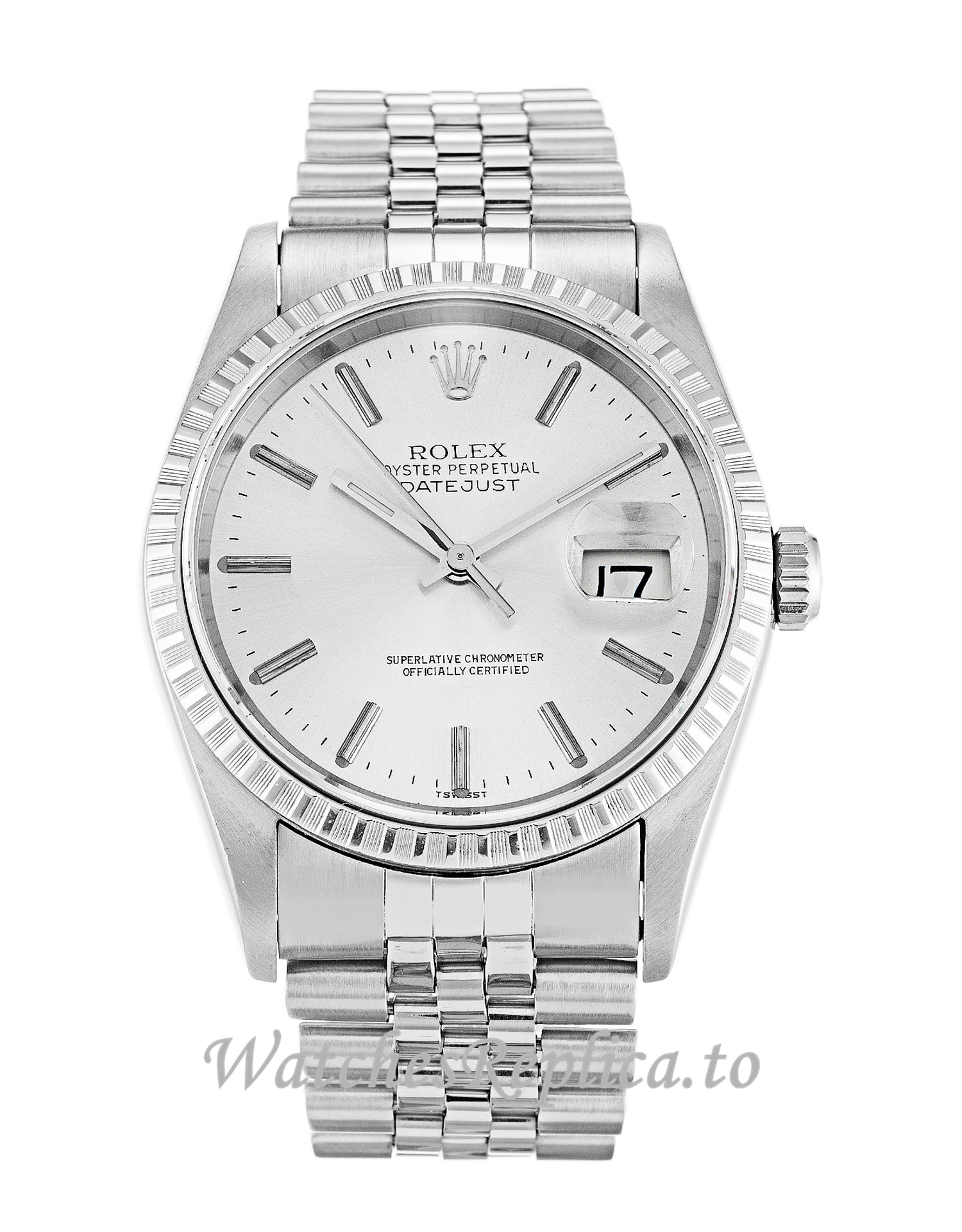 Rolex Datejust Silver Dial 16220 - WatchesReplica.is