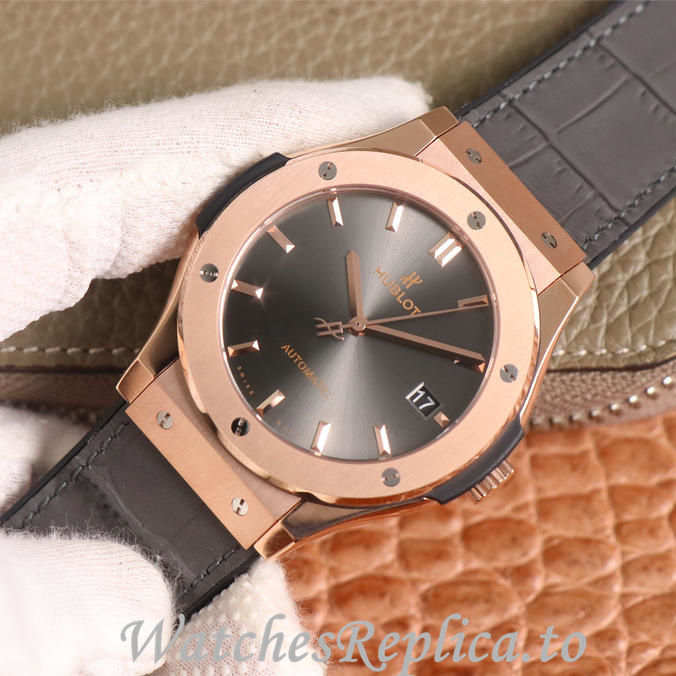 Hublot Replica Classic Fusion Series Leather strap 45MM - WatchesReplica.is