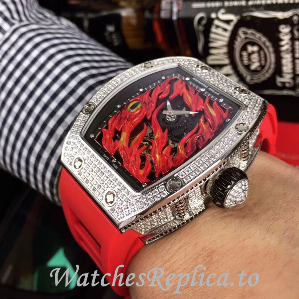 Richard Mille Replica RM23-02 Rubber strap 50MM - WatchesReplica.is