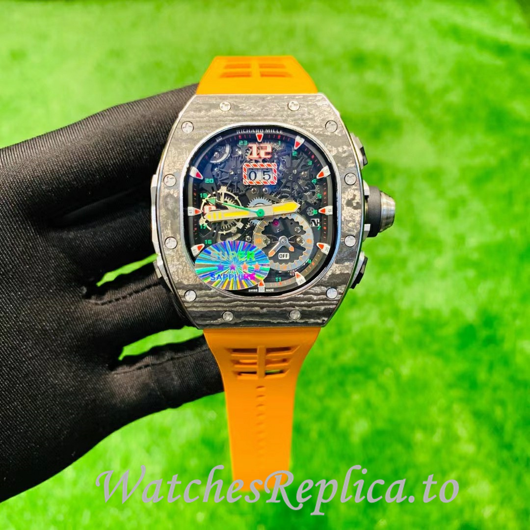 Richard Mille Replica RM62-01 Rubber strap 50MM - WatchesReplica.is