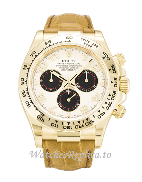 Rolex Daytona White Dial 116518 - WatchesReplica.is