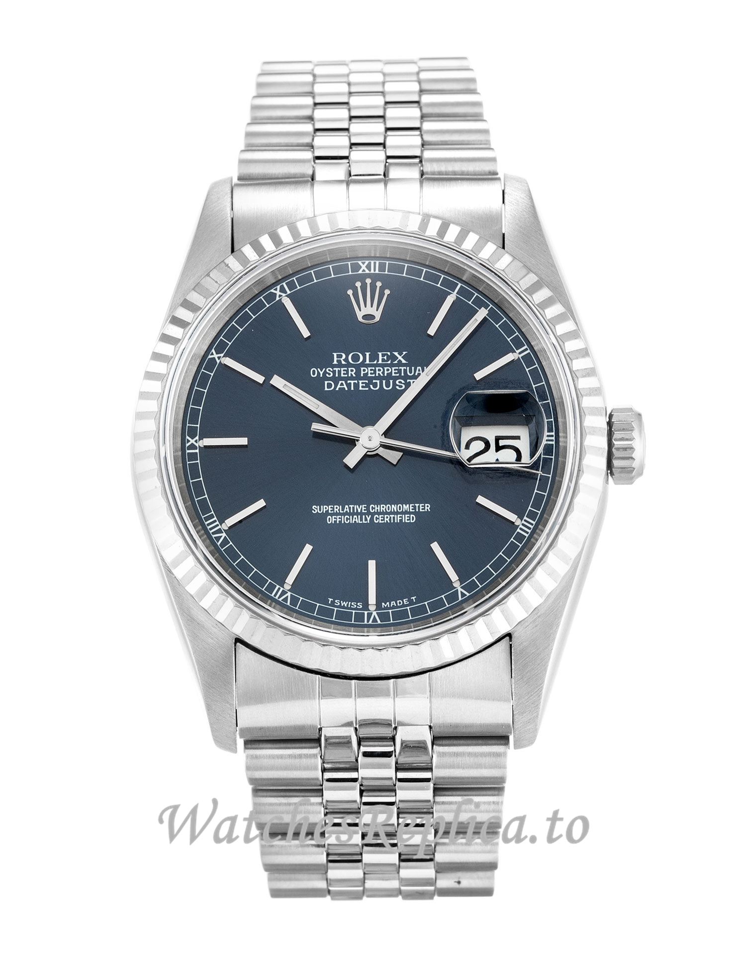 Rolex Datejust Blue Dial 16234 - WatchesReplica.is