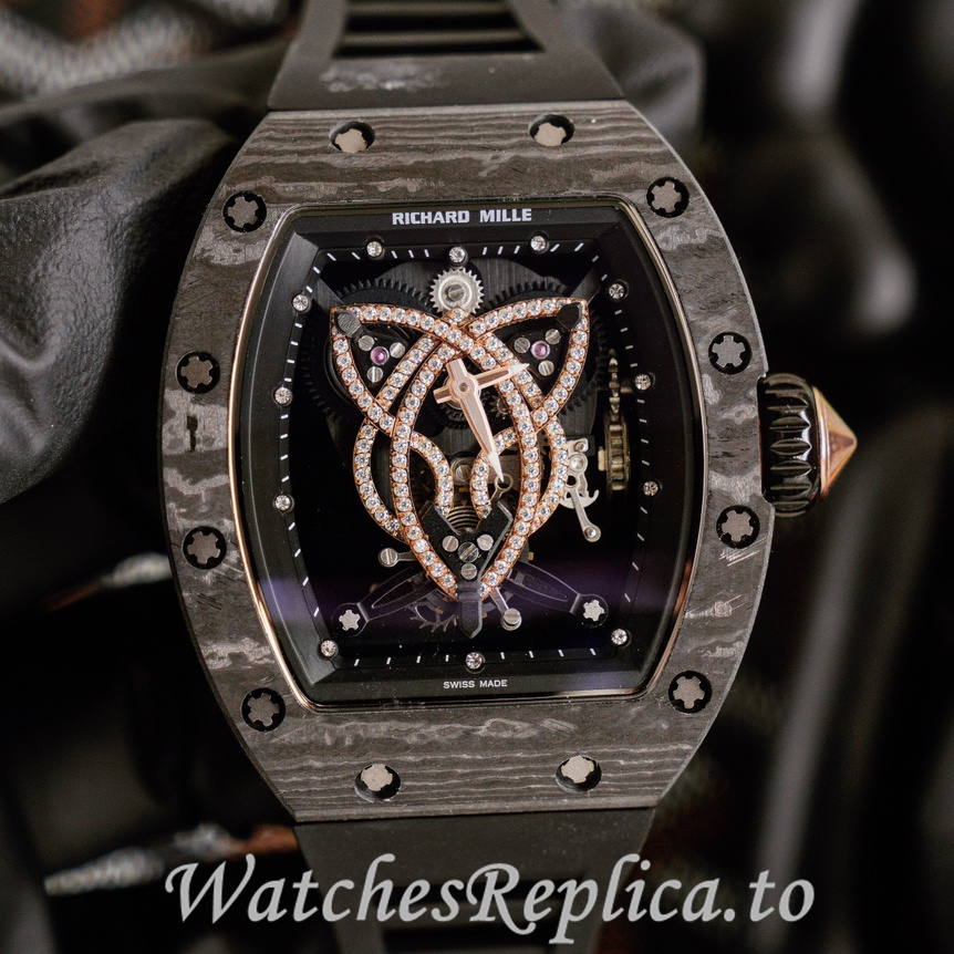 Richard Mille Replica RM019 Rubber strap 50MM - WatchesReplica.is