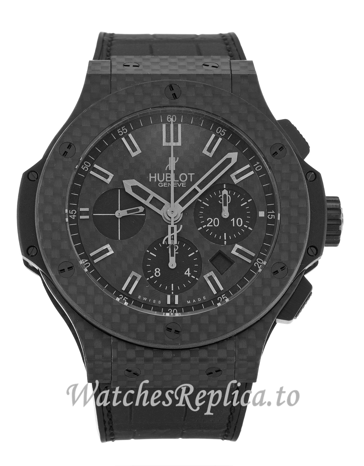 Hublot 44mm Black Carbon Dial 301.QX.1740.GR 44 MM - WatchesReplica.is