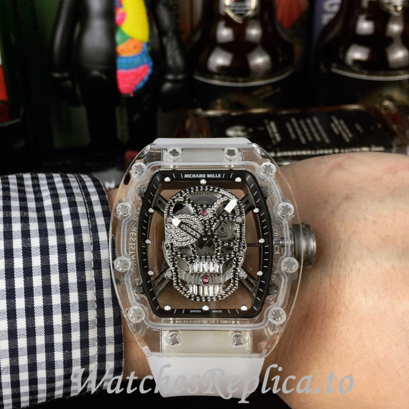 Richard Mille Replica RM052 Rubber strap 50MM - WatchesReplica.is