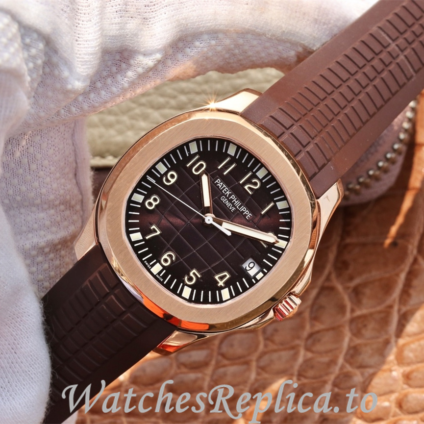 Patek Philippe Replica Aquanaut Rubber strap 40MM - WatchesReplica.is