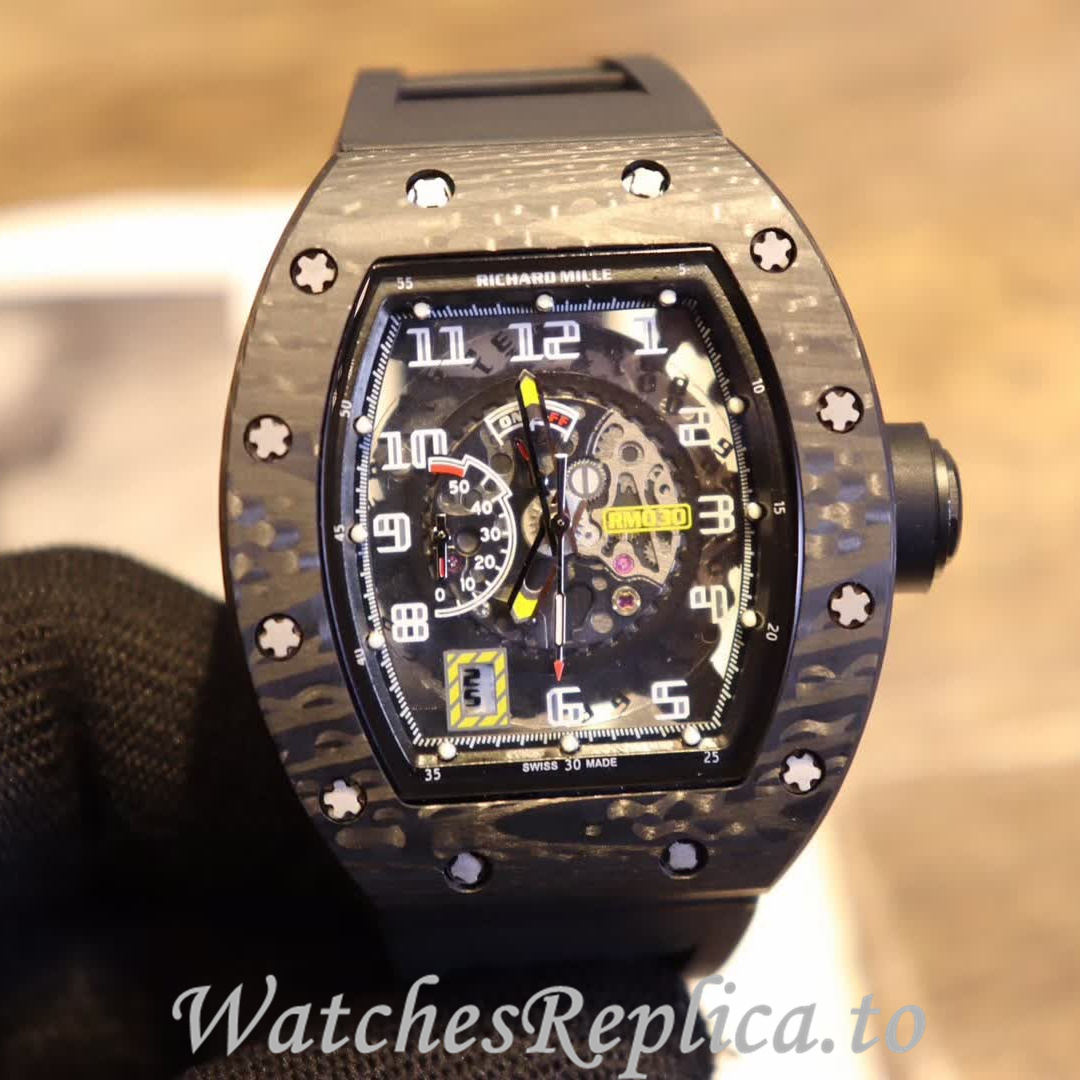 Richard Mille Replica RM030 Rubber strap 50MM - WatchesReplica.is