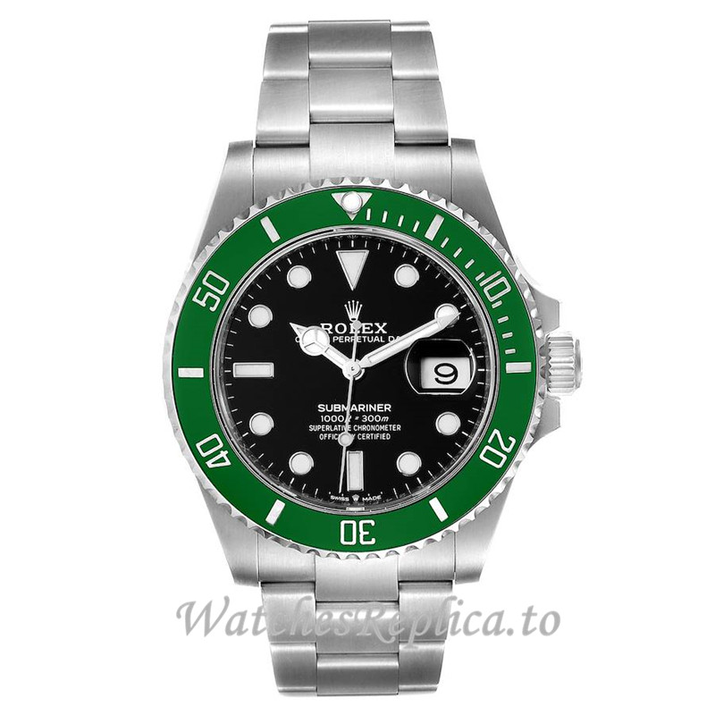Replica Rolex Submariner Watch 126610lv 41MM - WatchesReplica.is