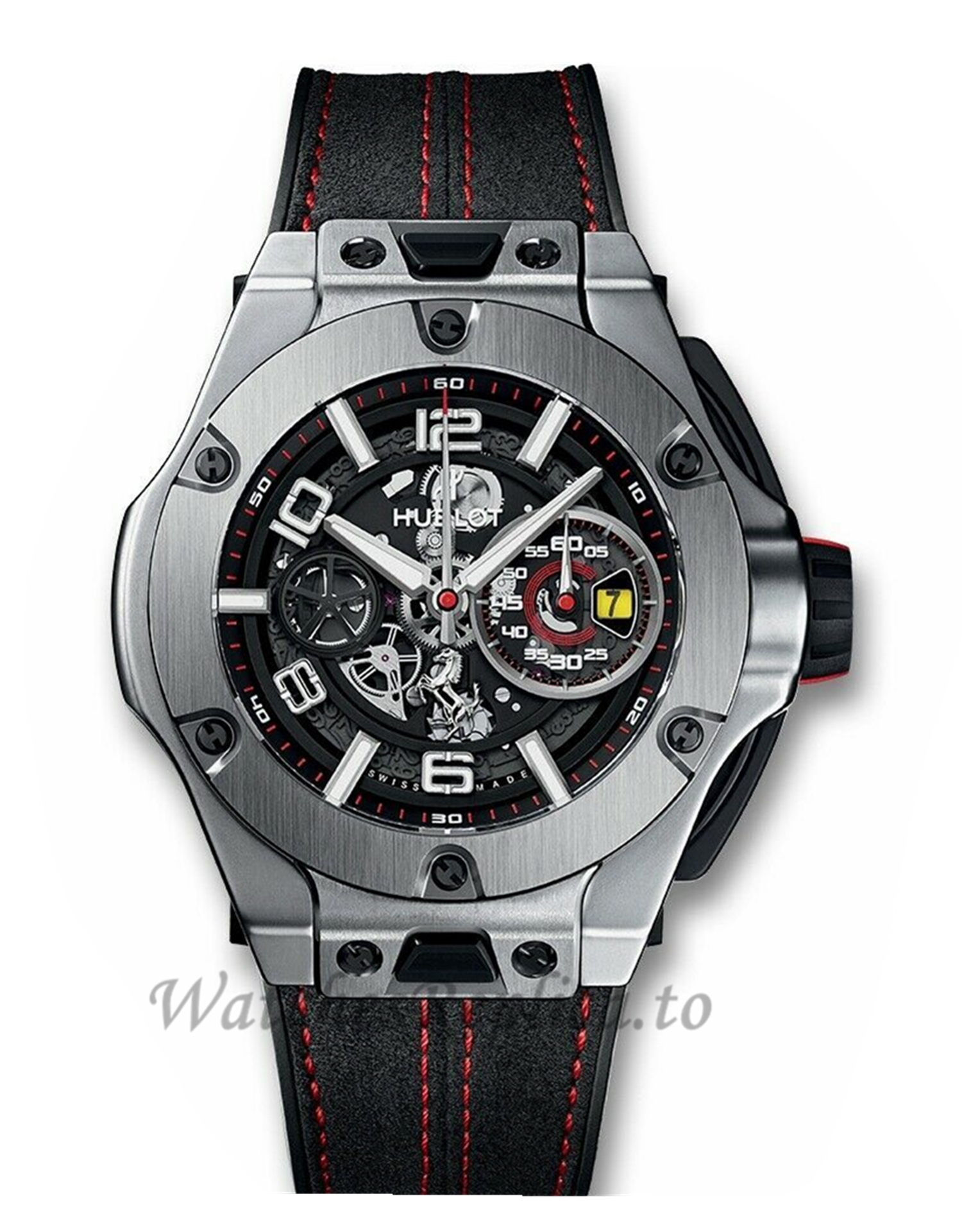 Hublot Replica Big Bang Unico Ferrari Titanium Chronograph 45MM Watch 402.NX.0123.WR - WatchesReplica.is