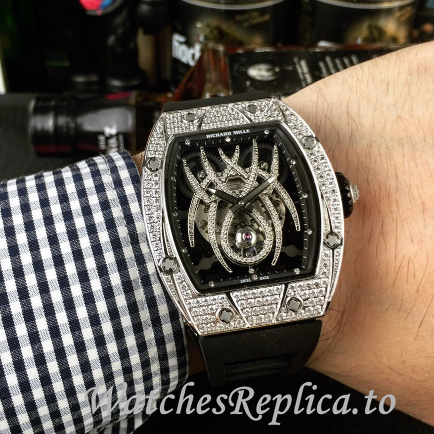 Richard Mille Replica RM19-01 Rubber strap 50MM - WatchesReplica.is