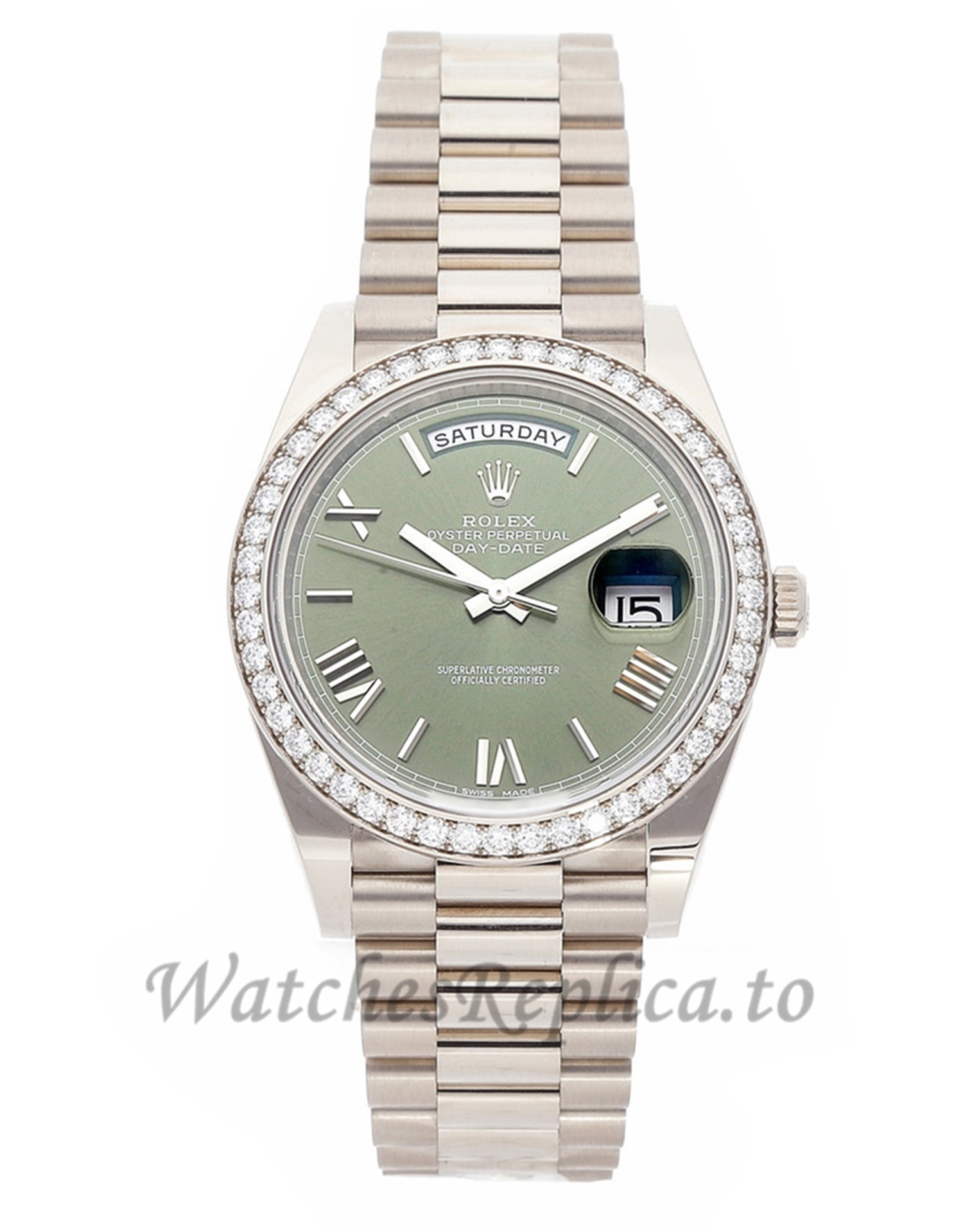 Rolex Replica Day-Date 40mm 228349RBR - WatchesReplica.is