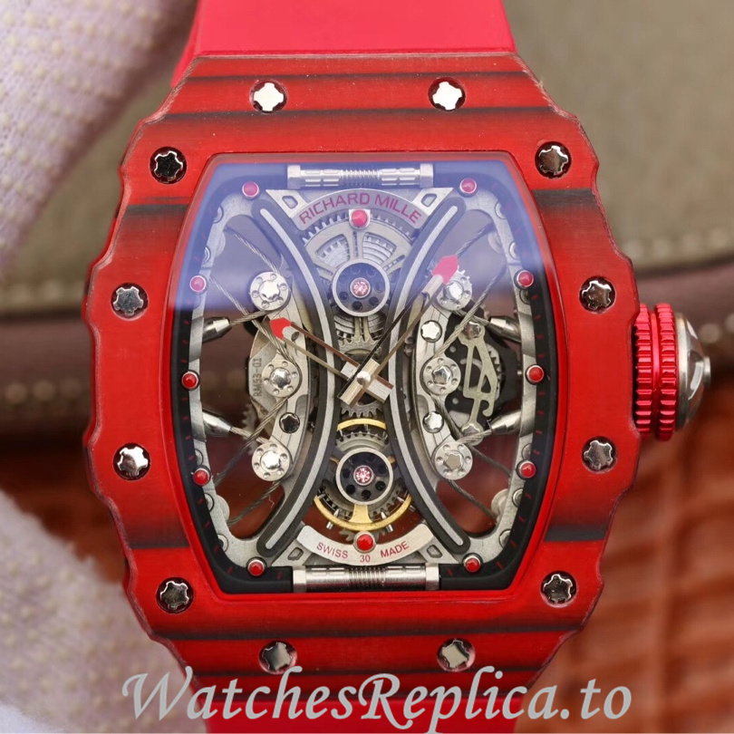 Richard Mille Replica RM53-01 Rubber strap 50MM - WatchesReplica.is